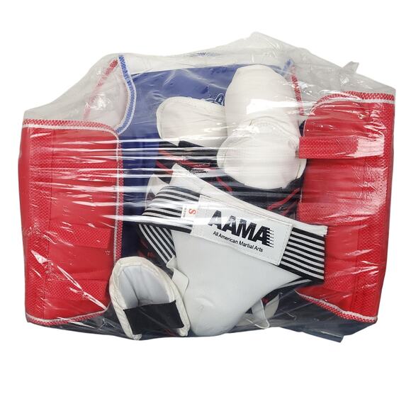 AAMA Olympic Style Reversible Taekwondo Chest Guard Sz #1 Protective Equipment - Picture 6 of 10